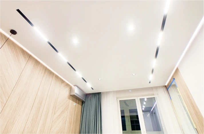 матовый натяжной потолок 4