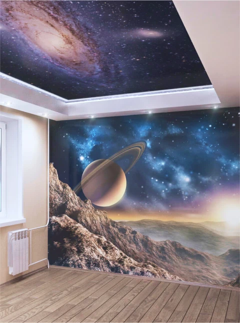 Установка фотопечати на стены