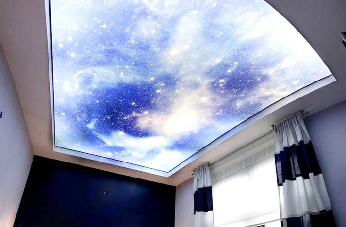 Натяжной потолок в детской 3