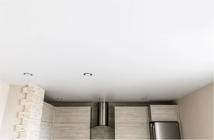 Сатиновый натяжной потолок 2