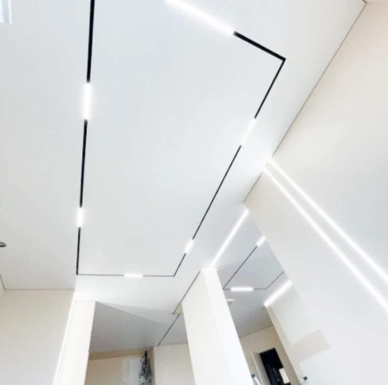 Пример натяжного потолка с полотном D-premium 4076