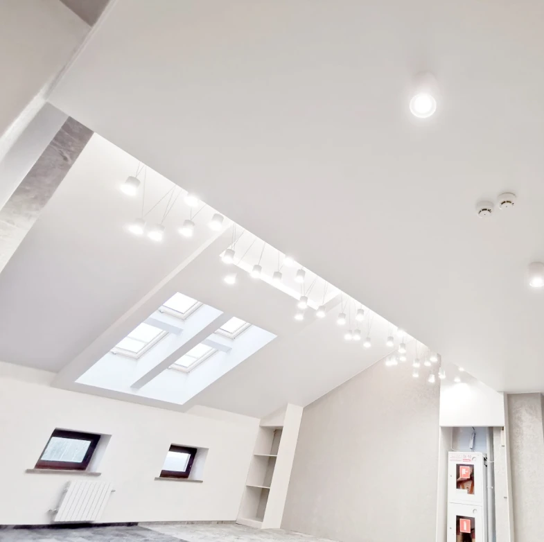 Пример натяжного потолка с полотном D-premium 4077