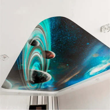 Пример натяжного потолка с фотопечатью 4133