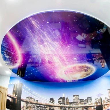 Пример натяжного потолка с фотопечатью 4138