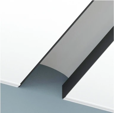 Пример натяжного потолка о световой линией slott 4240