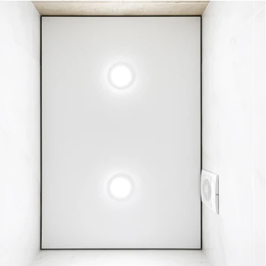 Пример установленного натяжного потолка 4263