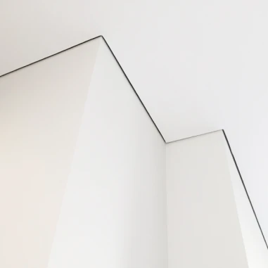 Тканевый натяжной потолок, установленный РумЭксперт 4276