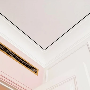 Тканевый натяжной потолок, установленный РумЭксперт 4283