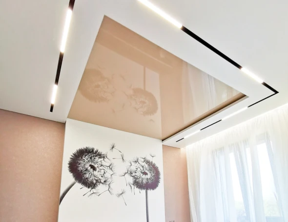 Натяжные потолки в комнату 2