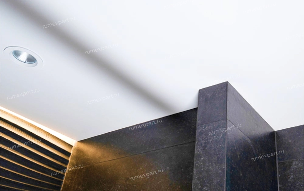 Бесщелевой натяжной потолок 4