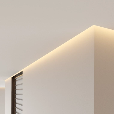 Пример установленного парящего натяжного потолка 5106