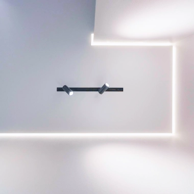 Пример установленного парящего натяжного потолка 5109