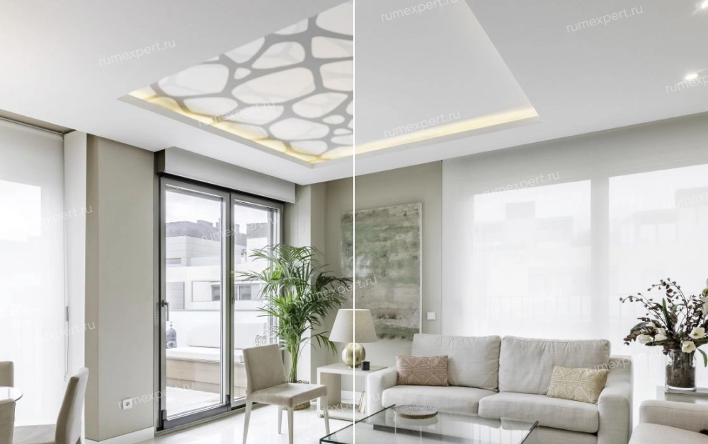 Натяжной потолок double_vision 1