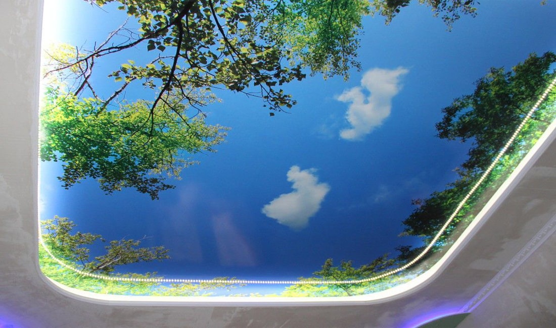 Натяжной потолок 3Д 1