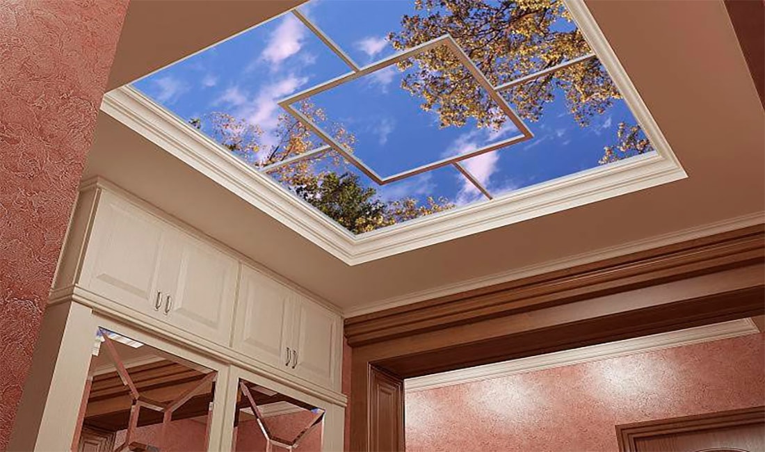 Натяжной потолок 3Д 2