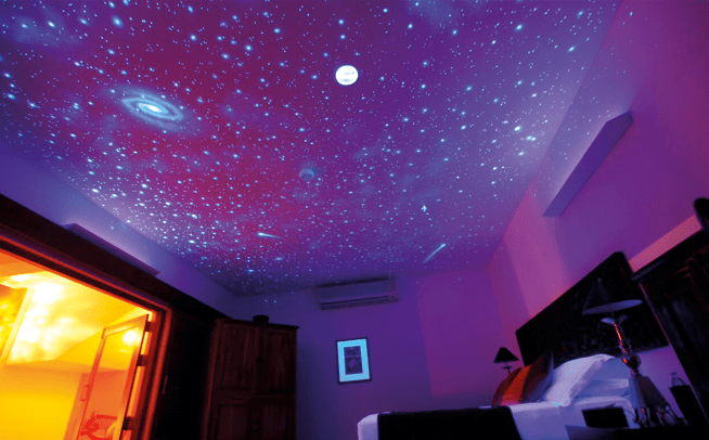 Натяжной потолок зведное небо 1