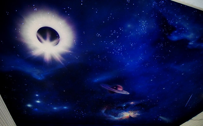 Натяжной потолок зведное небо 10