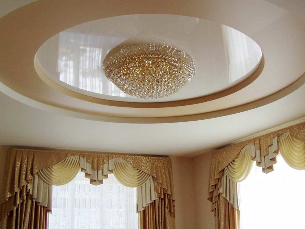 Многоуровневый натяжной потолок 0