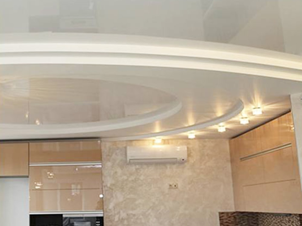 Многоуровневый натяжной потолок 2