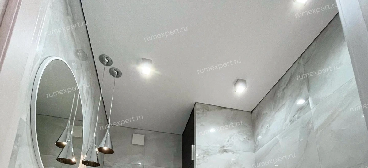 Внешнее освещение на натяжном потолке