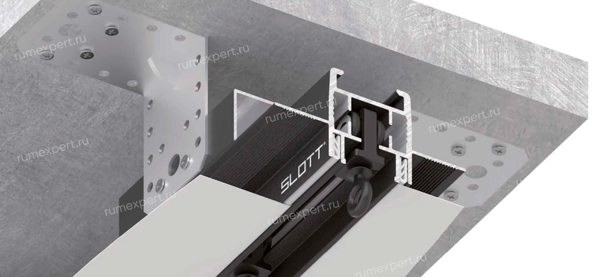 Механический карниз под натяжной потолок
