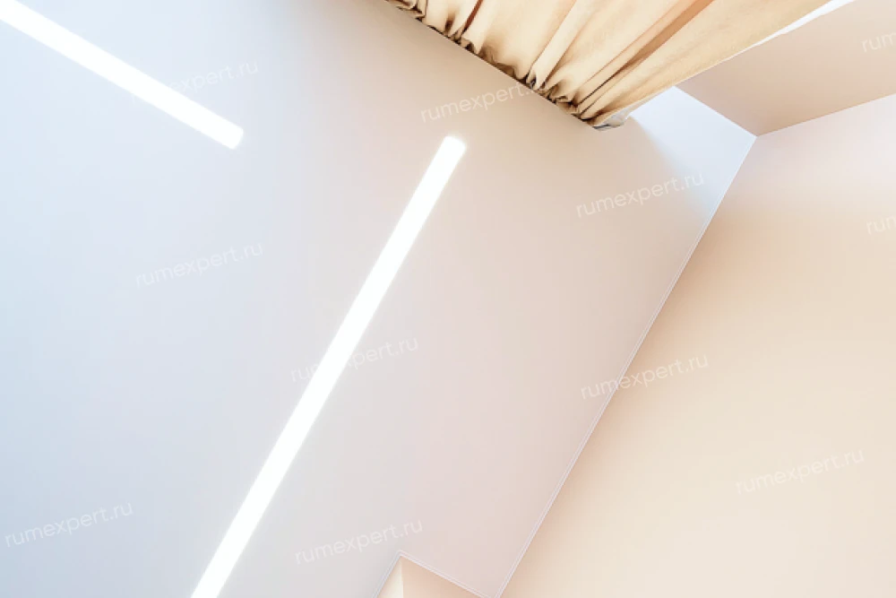 Натяжные потолки с подсветкой 2