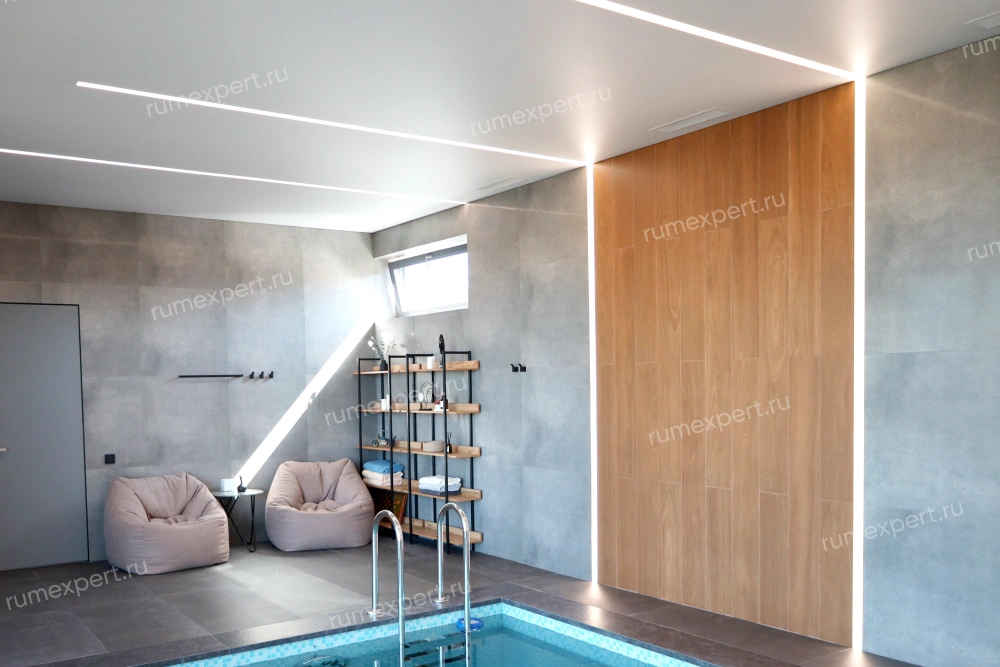 Сатиновые натяжные потолки 2