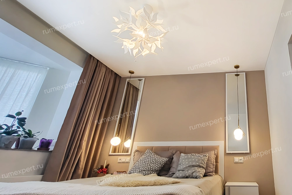 Сатиновые натяжные потолки 3