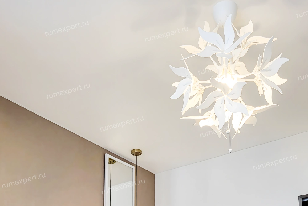 Сатиновые натяжные потолки 4