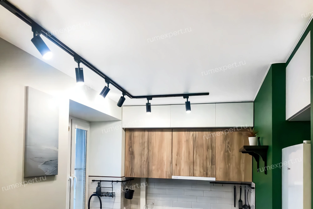 Сатиновые натяжные потолки 6