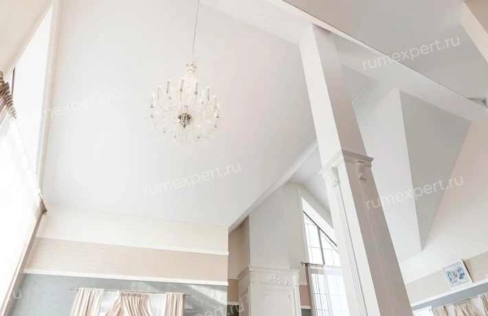 Тканевый натяжной потолок 1