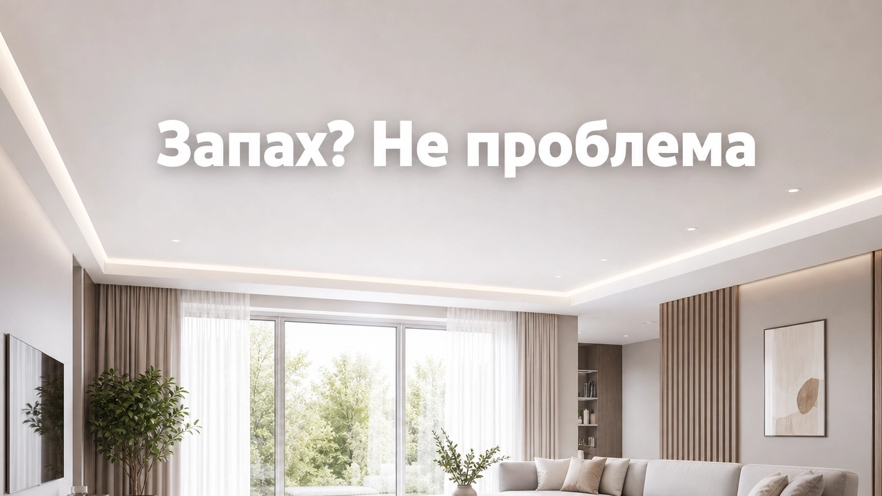 Проветривание комнаты после установки нового натяжного потолка