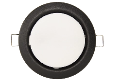 Точечный светильник в натяжной потолок GX-53 Матовый черный