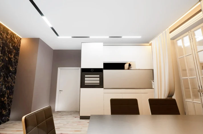 Визуализация натяжного потолка 1