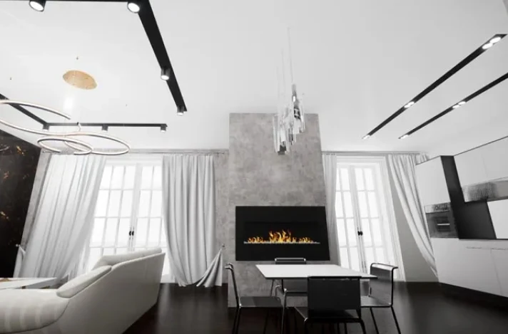 Визуализация натяжного потолка 5