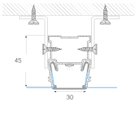 Чертёж световой линии Flexy LINE 30