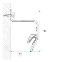 Чертёж парящего профиля ПК-6