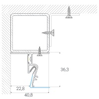 Чертёж парящего профиля Contour-Pro